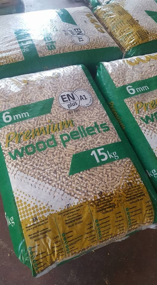 Premium ENplus A1 Wood Pellets — 15 kg Bag